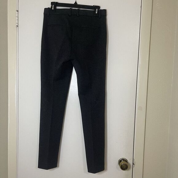 NWOT Theory pintuck knit twill dark gray trouser pants size US 4 - Picture 2 of 7